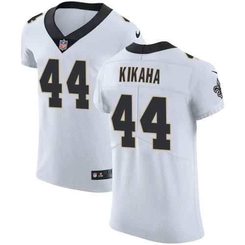 Nike Saints #44 Hau'oli Kikaha White Men's Stitched NFL Vapor Untouchable Elite Jersey